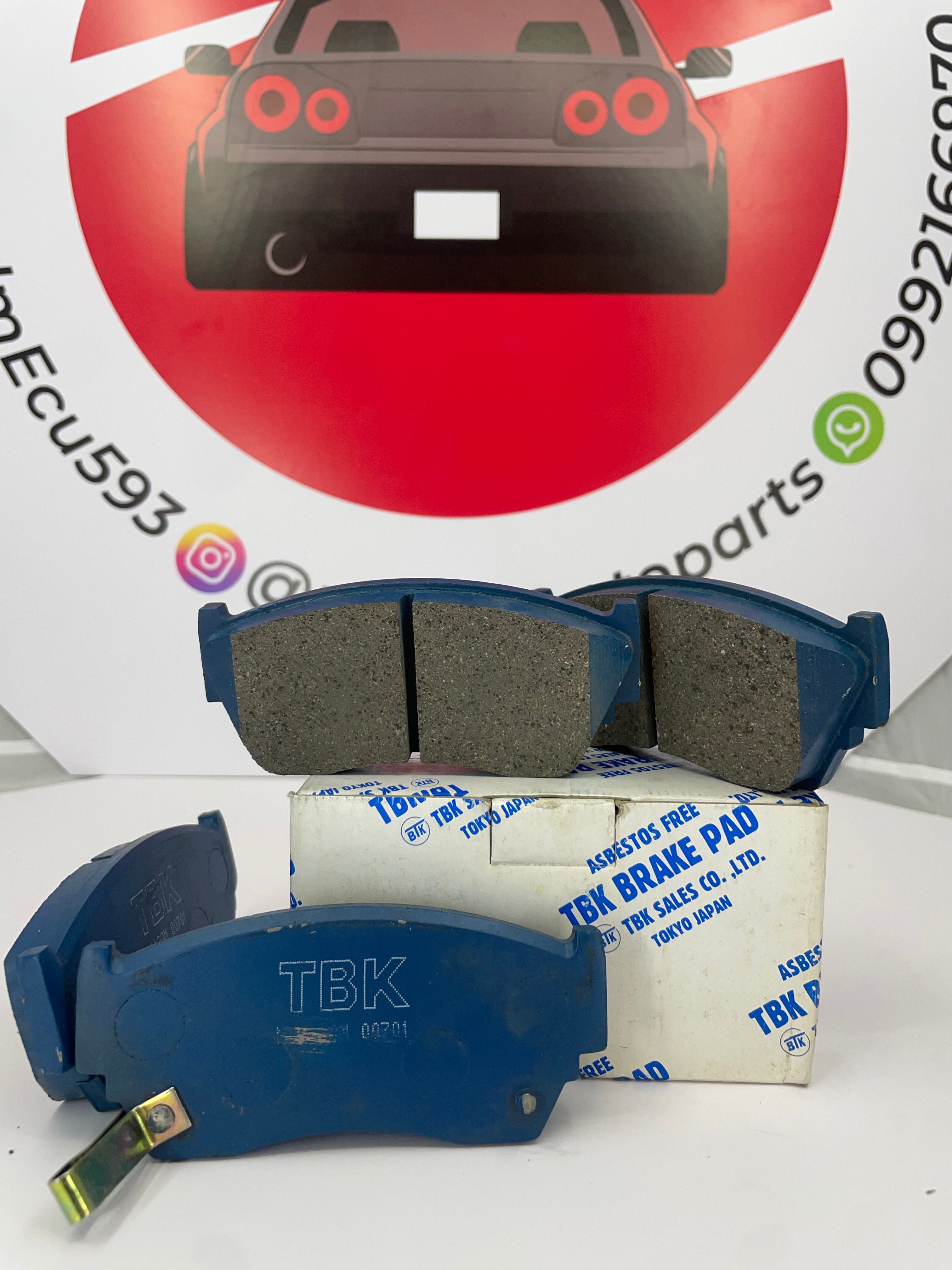 Pastillas de freno Nissan Sentra B13 delanteras Tbk japonesas