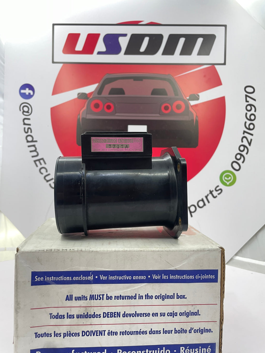 Sensor MAF Nissan maxima vq30 22680-31U00