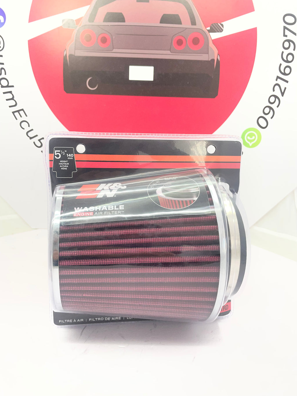 Filtro conico universal K&N original 5¨